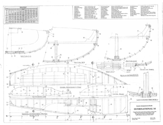 International 14 racing dinghy plans Simon Watts