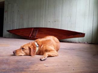 Ashes Still Water Boats, Solo Canoe, Cedar Strip