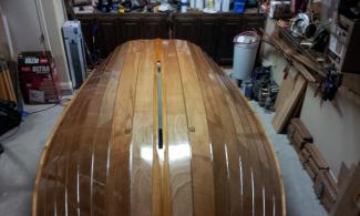Pícara's wooden hull