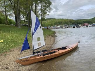 Purjekas sailing kayak