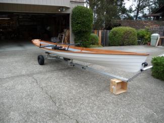 Annapolis Wherry from starboard bow