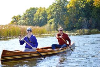 Cedar strip canoe photo 2