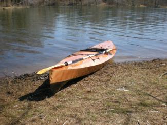 This is the first boat that Rich Schmidt built