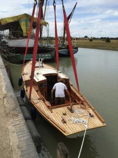 Andy Reeves aboard SOLATE