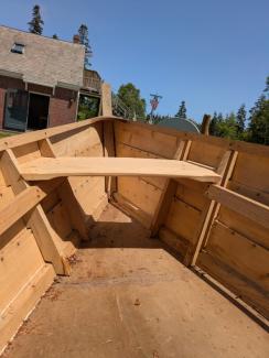 11' 4" Susan Skiff, up close inside view