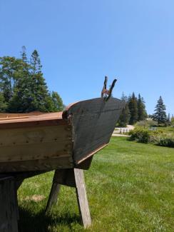 11' 4" Susan Skiff, port side stern view