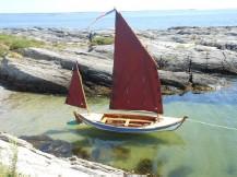 2014 19' Ness Yawl Designed by Ian Oughtred, in water 