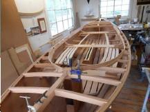 2014 19' Ness Yawl Designed by Ian Oughtred, construction view