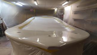 22' Calkins Bartender (Project Boat), inside covered