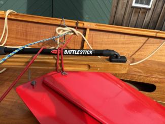 Goat Island Skiff, inside view of side