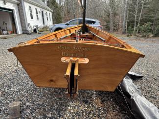 Goat Island Skiff, view of stern
