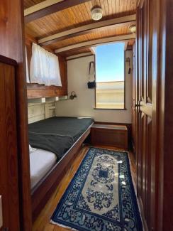 1973 PNW Trawler Live Aboard, inside view sleeping quarters