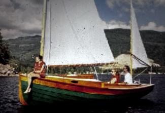 Chebacco 20, Cat Yawl, undersail