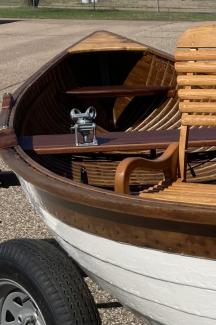 CW Barrett Bros Rangeley , view of inside starboard side