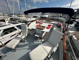 1969/1975 Monk Sr. Trawler, view on deck