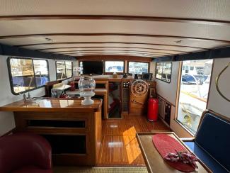 1969/1975 Monk Sr. Trawler, inside view