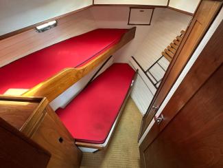 1969/1975 Monk Sr. Trawler, view berth