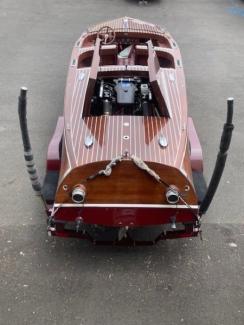 2002 Mahogany Runabout Boat and Trailer