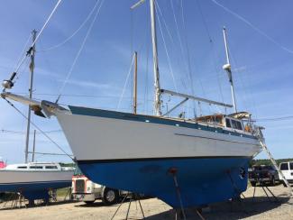 1986 custom built Covey Island 38' Pilothouse Yawl