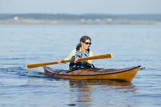 Selkie Kayak Kit, Pygmy Boats, Wooden Kayak kit for petite paddlers.