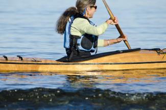 Selkie Kayak Kit, Pygmy Boats, Wooden Kayak kit for petite paddlers.