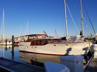 FIREBIRD, a 43' Stephens Bros. power cruiser. Photo: CYA.