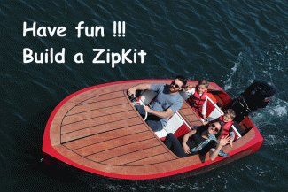 ZipKit plywood boat kit 