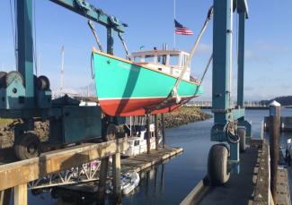Launching in the Pacific.