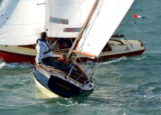 FRANCESCA sailing.