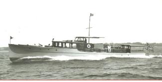 JUSTICE was launched as commuter yacht JEM, 1930.