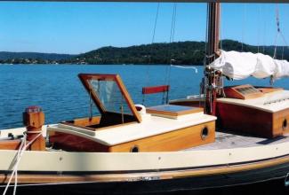 Spacious deck aboard Kadimah