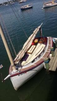 LAZY LUCY, 24' catboat designed by Fenwick C. Williams.