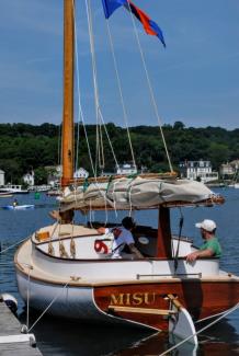 MISU at the 2014 WoodenBoat Show. Photo by Laura Sherman.