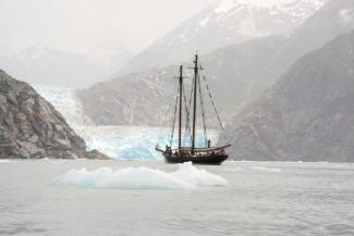 PACIFIC GRACE, Sawyer Glacier, Alaska, Aug. 2014. Photo by Melanie Wubs.