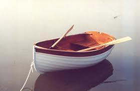OUGHTRED Acorn Dinghy (Auk) in water