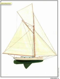 Half Model Plan SHADOW sail plan