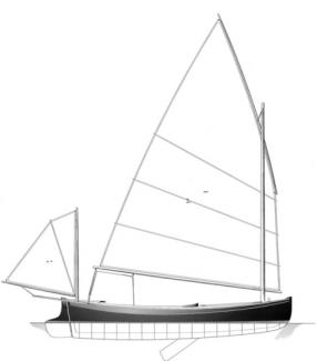 SIRI balanced-lug yawl rig