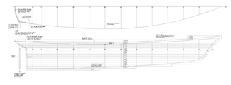 Half Model Plan AMERICA 1/2 Scale profile