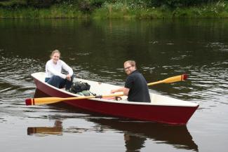 Growler-Transom stern canoe