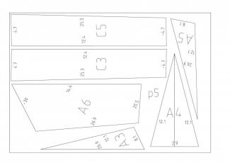 Drawings for cutting plywood