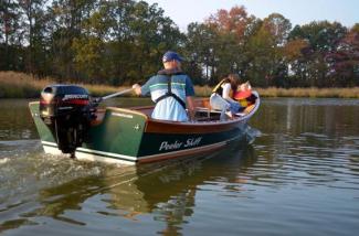 Peeler Skiff for a family outing