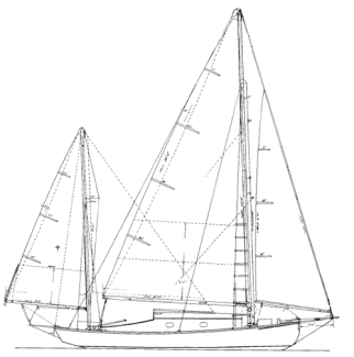 25' Sea Bird Yawl profile