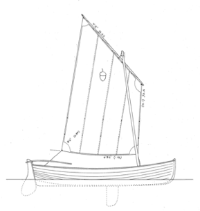 11'9 Acorn Skiff profile