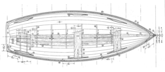 11'9 Acorn Skiff overhead