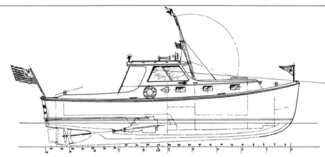 32' Lobstercruiser profile