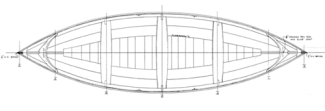 16' Double-Ended Pulling Boat, SHEARWATER profile