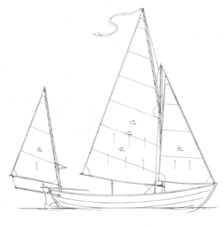 19' 6" Caledonia Yawl profile