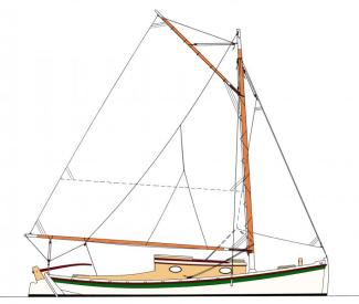 Hampton Flattie Sail Plan
