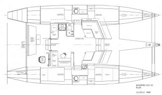 Interior Plan--Sharpie cat 42