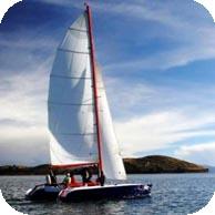 9-meter sailing catamaran